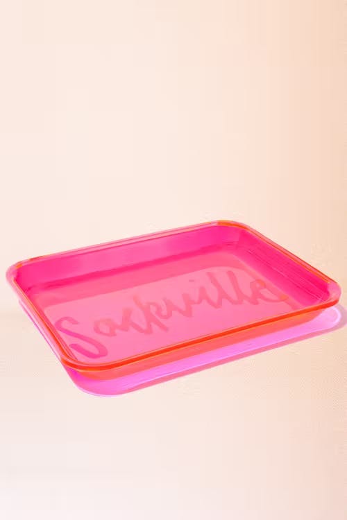 Pink Jelly Rolling Tray
