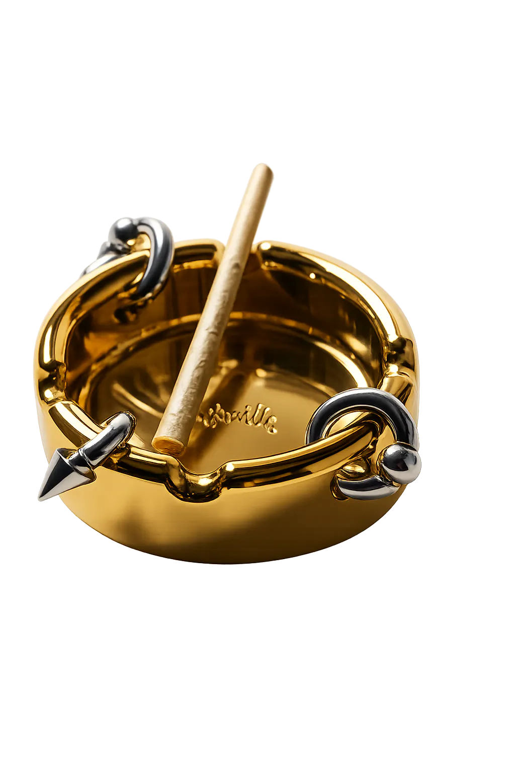 image of ashtray from side