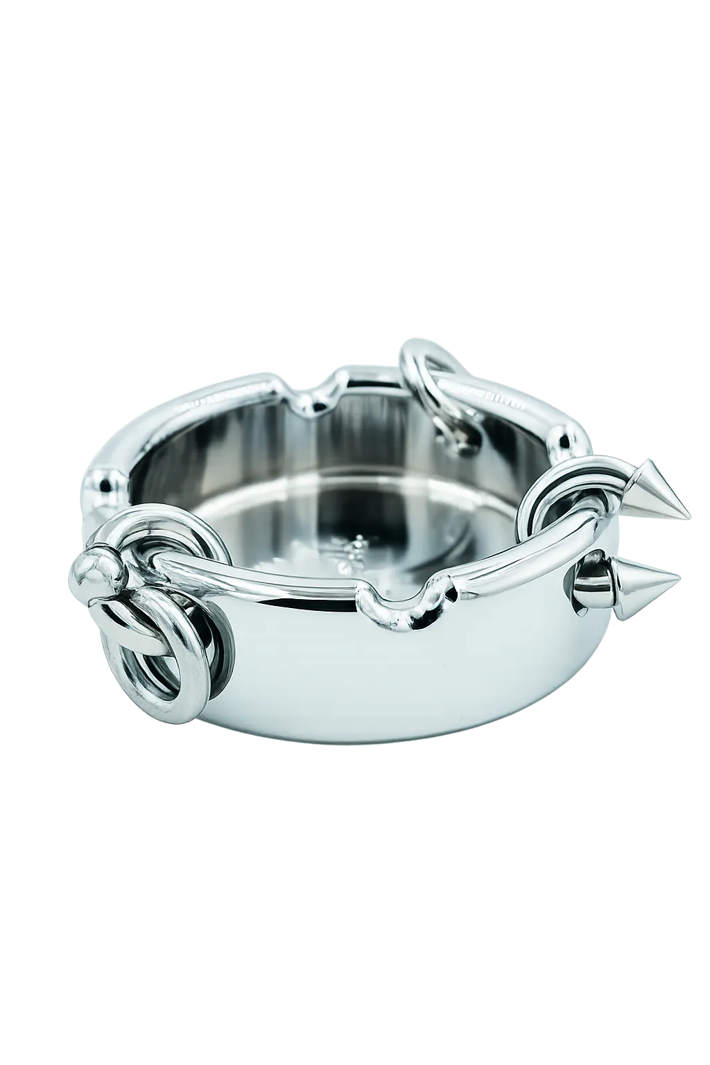 Chrome Pierced Ashtray – Modern Designer Ashtray