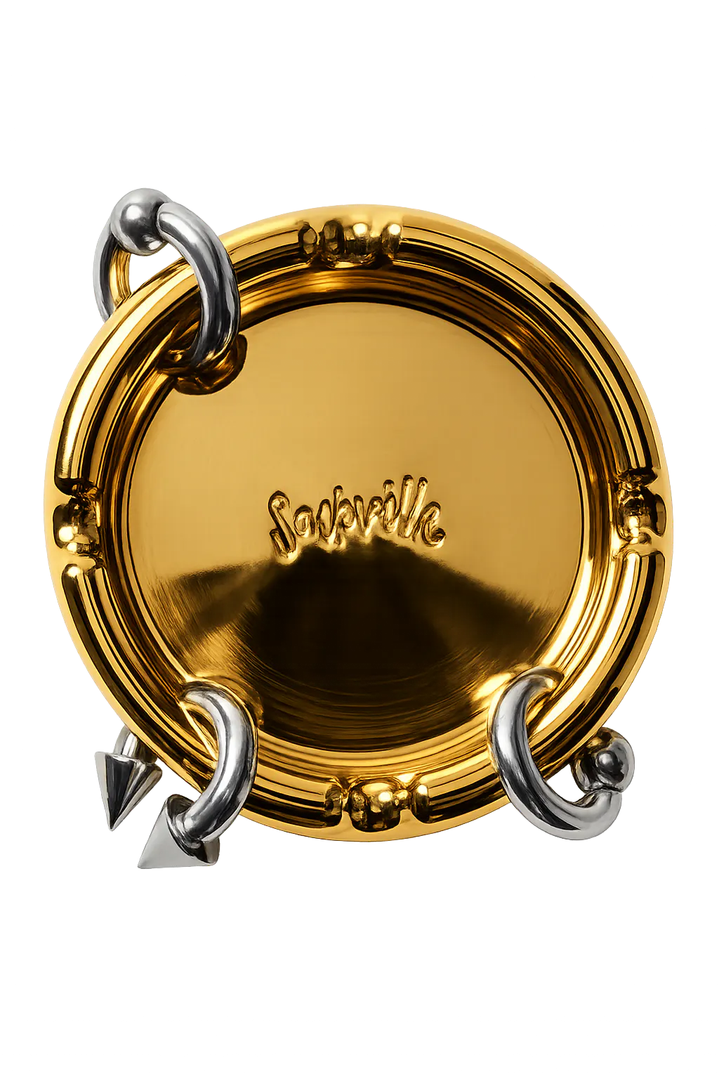 image of ashtray from above