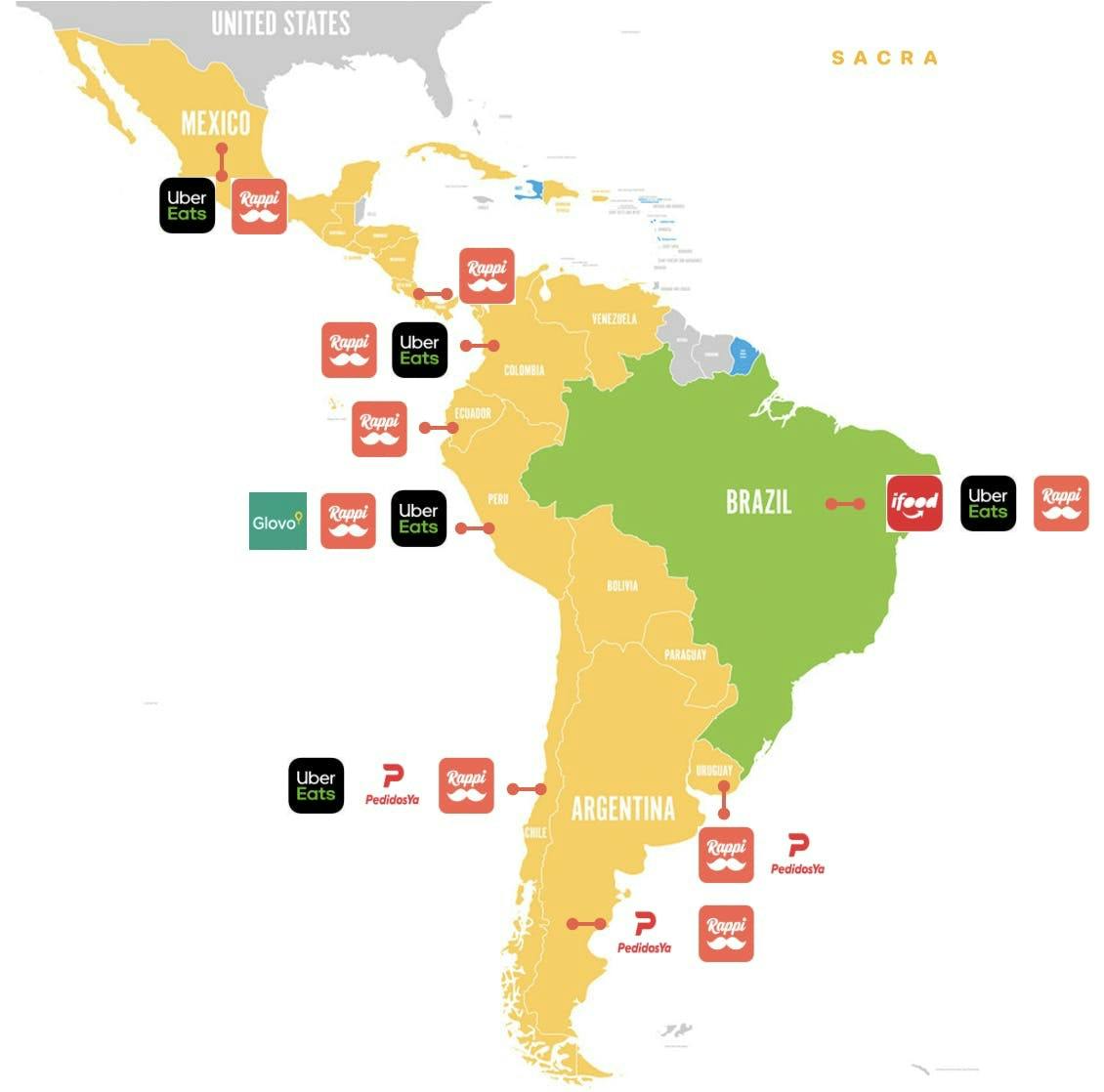 Rappi Usage Map