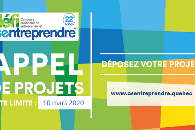 Appel de projets, date limite le 10 mars 2020