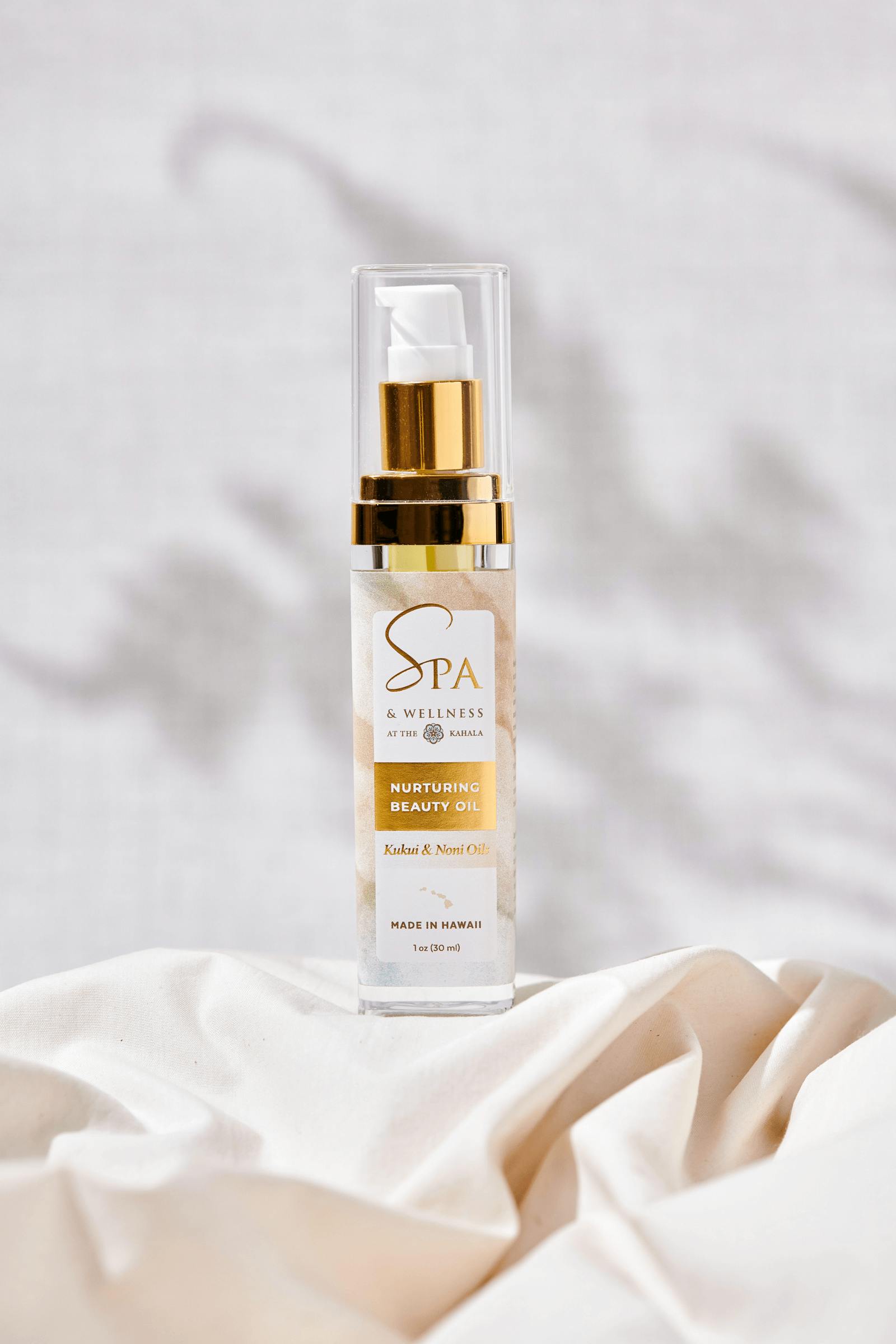 Spa at The Kahala label design 