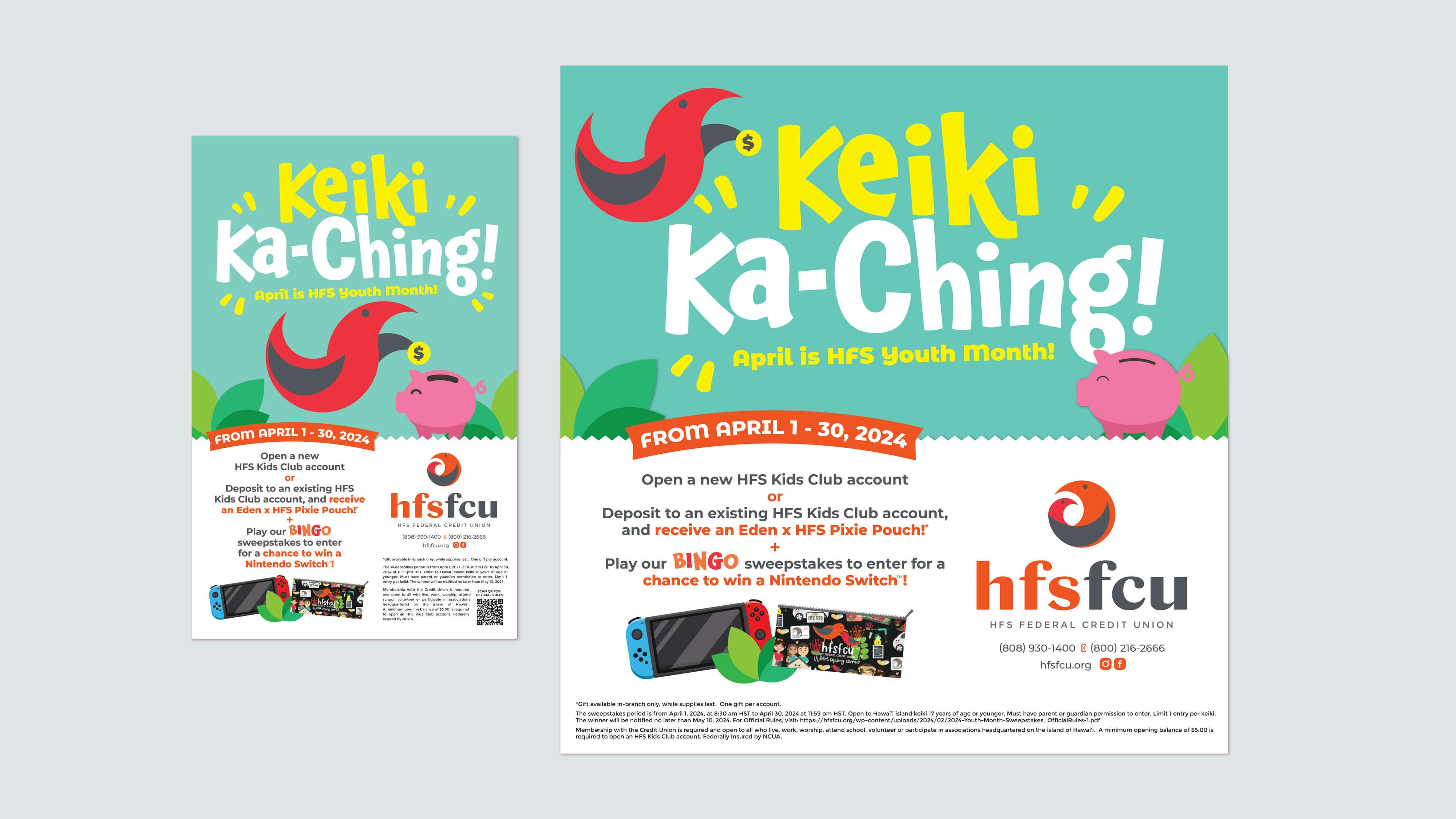 Advertising campaign "Keiki Ka Ching"