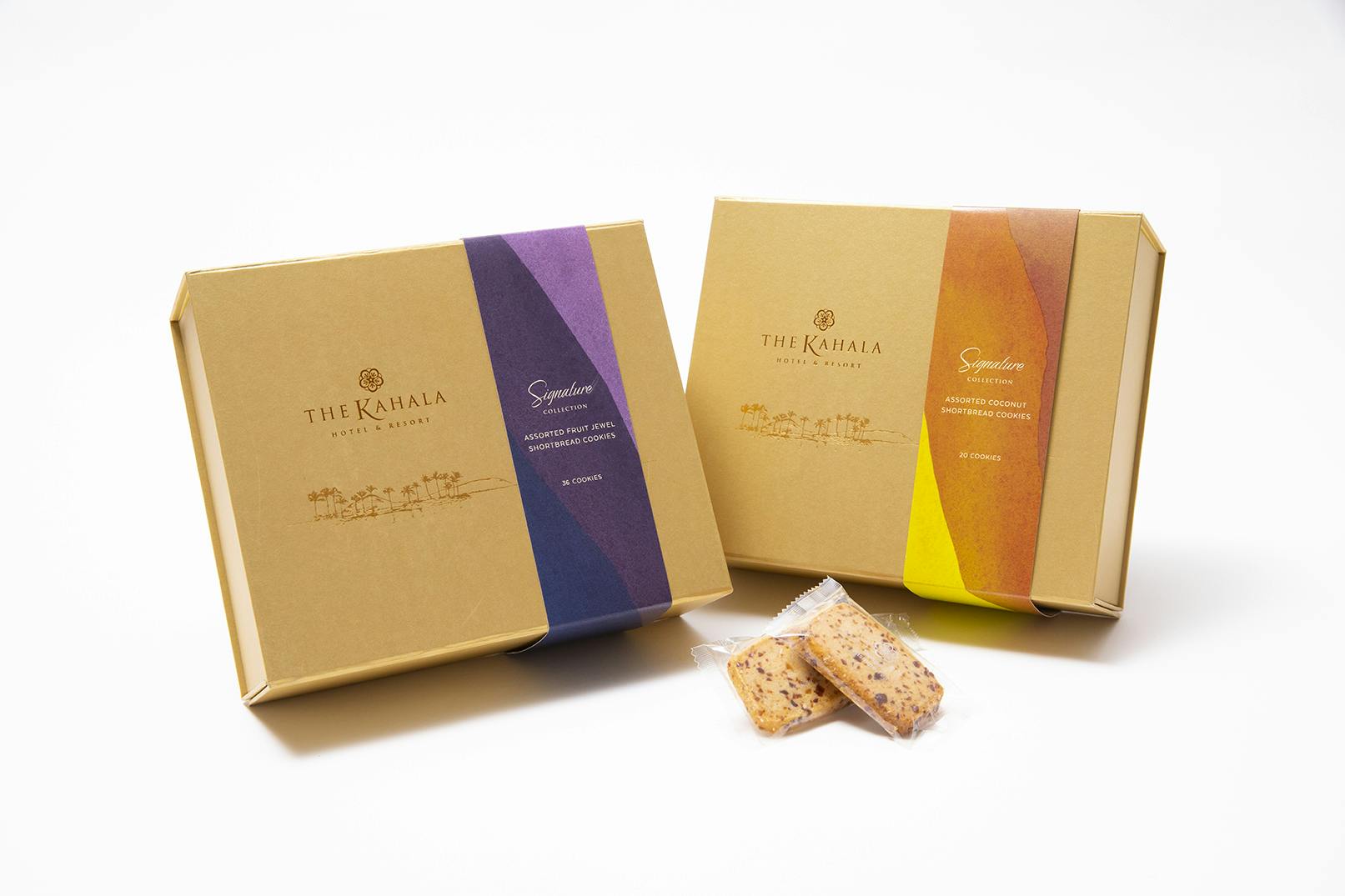 The Kahala Signature Collection Assorted Cookies & Fruit Jewels boxes
