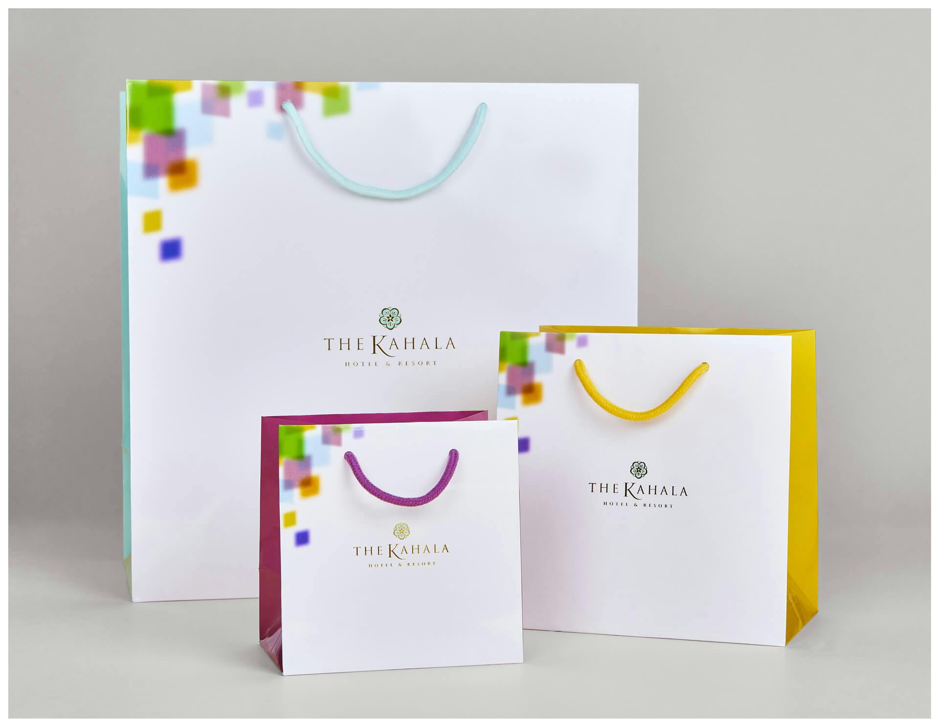 The Kahala Bags with Corporate Branding details
