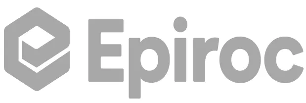 Epiroc logo Gray