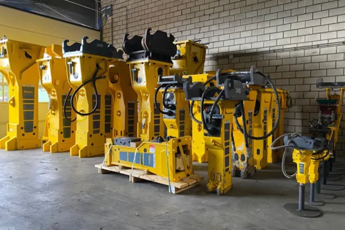 Epiroc sloophamers in opslag