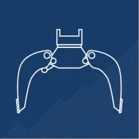 Demolition sorting grab