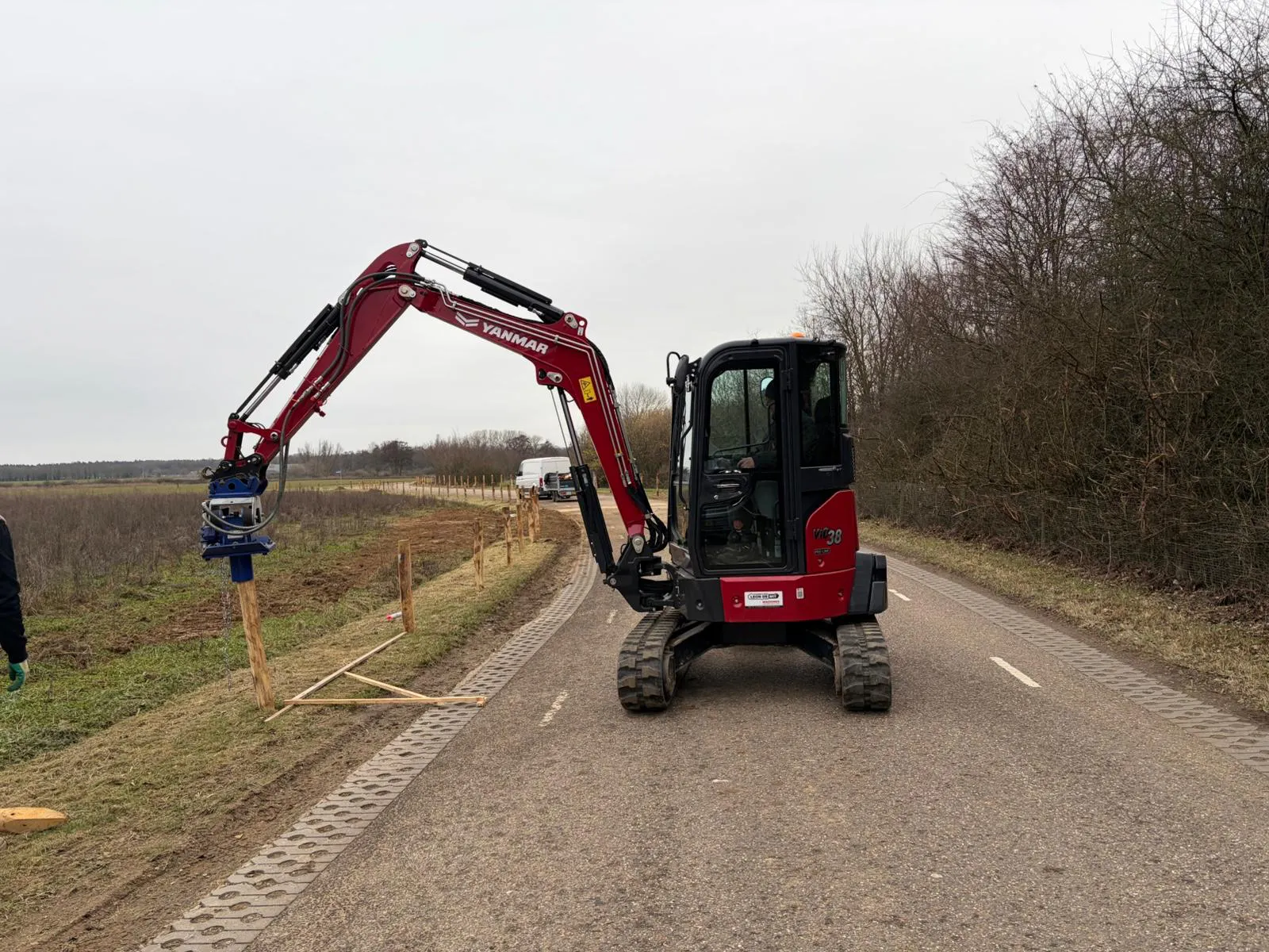 Trilblok HST007 met palenmuts Trilblok HST007 met palenmuts