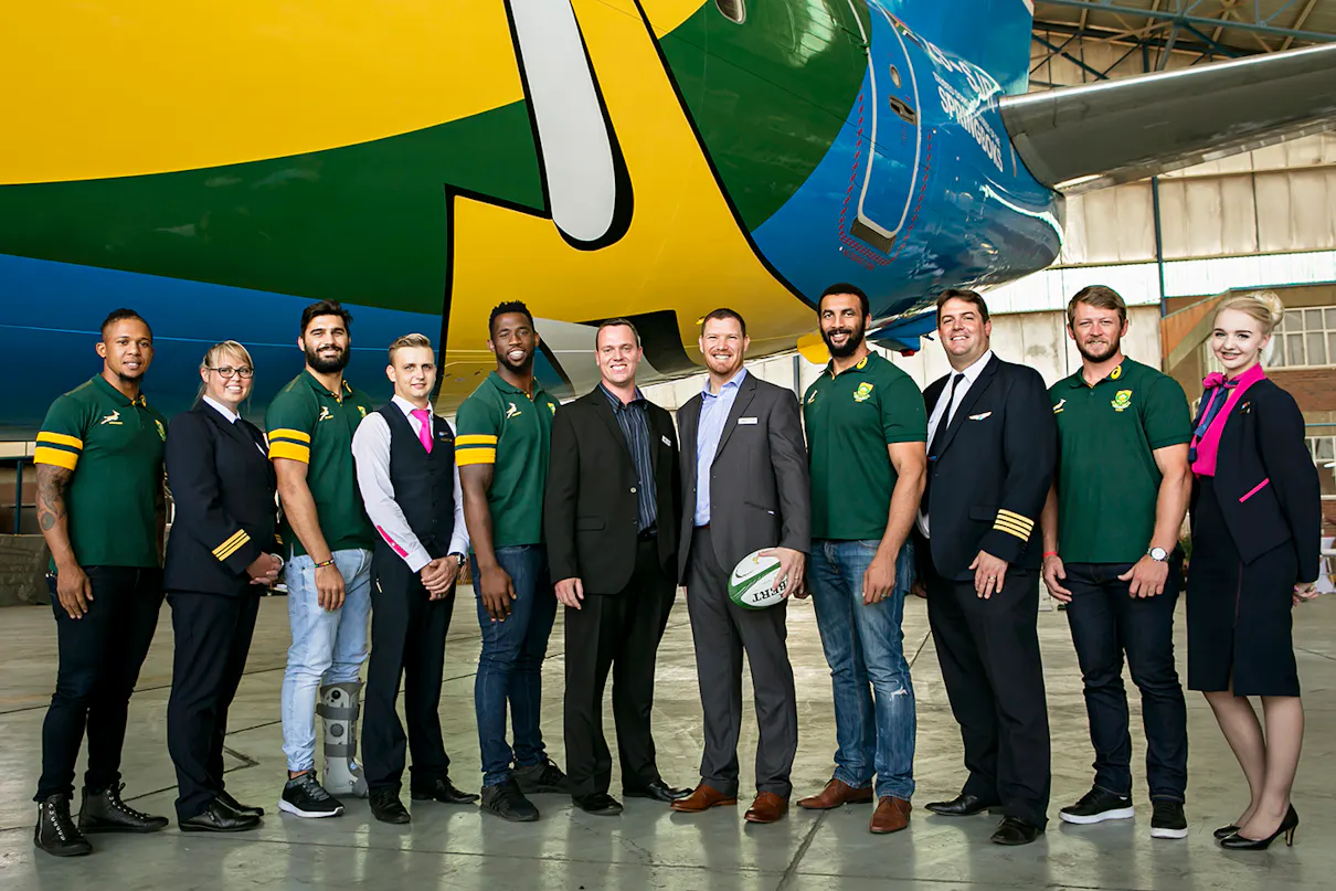 Springbok Carriers FlySafair - Trusted Domestic Carrier of The Springboks