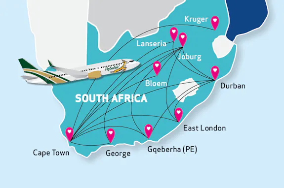 Springbok Carriers FlySafair - Trusted Domestic Carrier of The Springboks