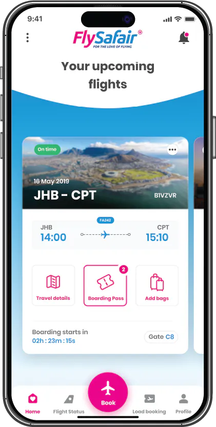 Download the FlySafair App Today