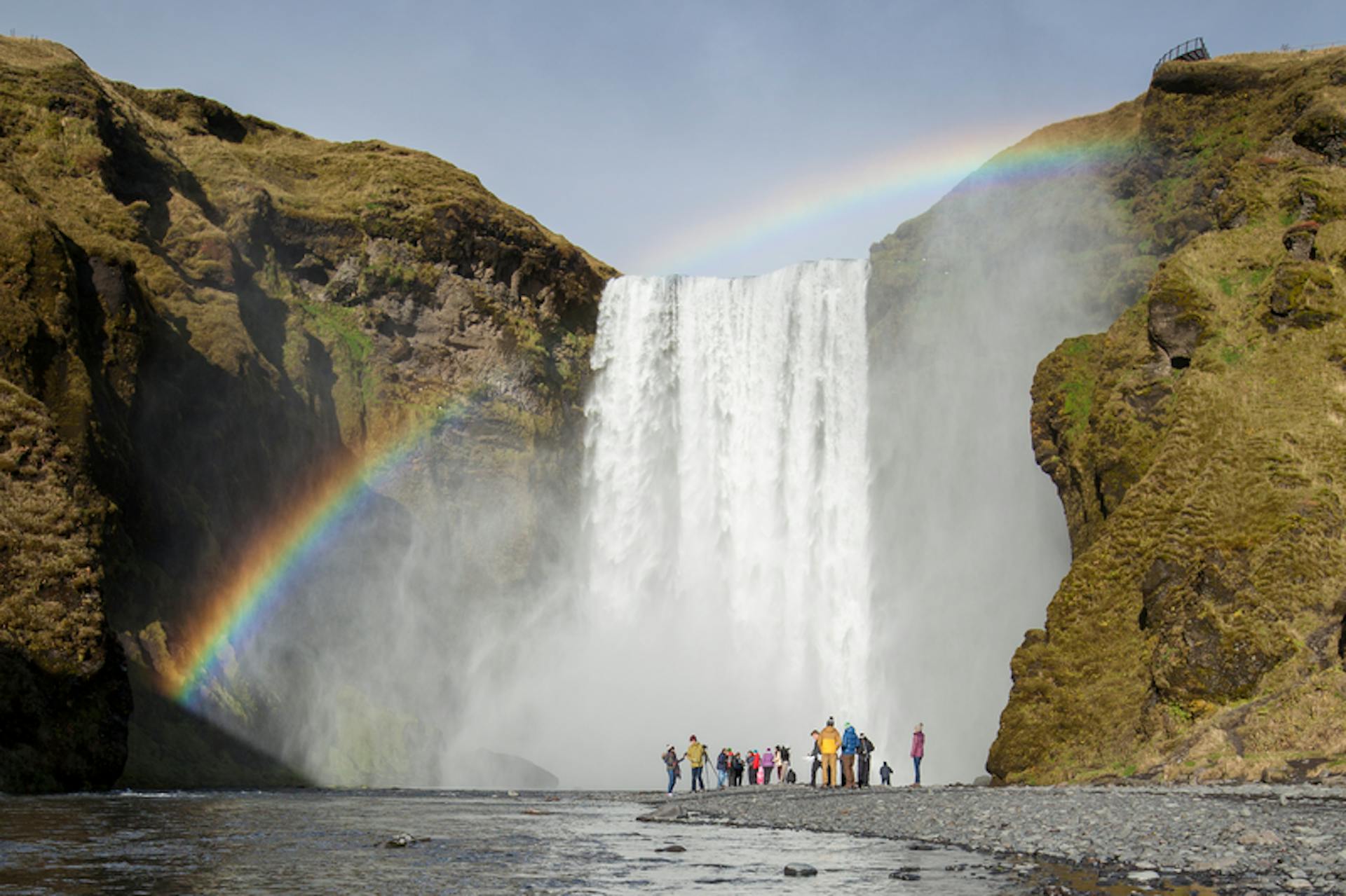 Skógafoss waterfall