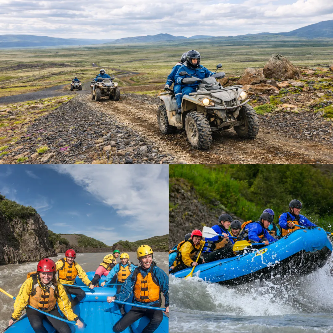 Canyon Rafting and ATV Tour Iceland