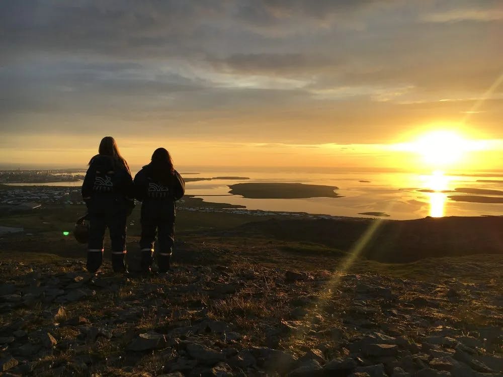 Midnight Sun View on Iceland ATV Tour: