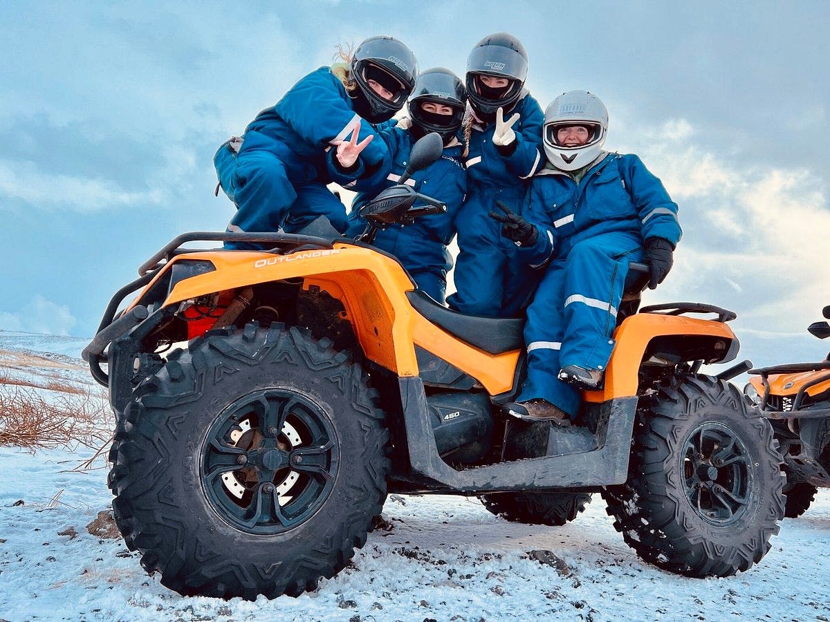 Reykjavik Peak ATV Tour in the winter
