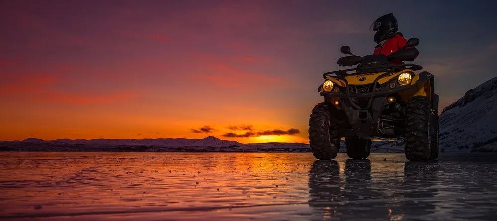 Midnight sun atv tour iceland