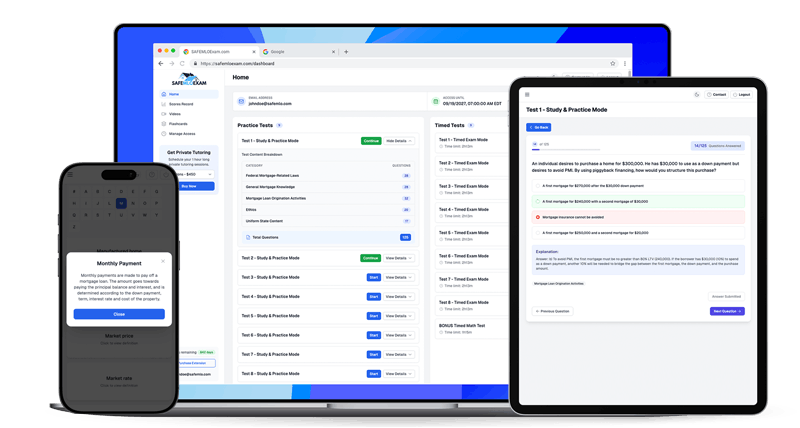 SAFEMLO Exam Prep - Practice on any device