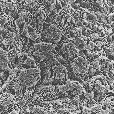 Microscopic view of Acid Etching for Anti-Slip Purposes