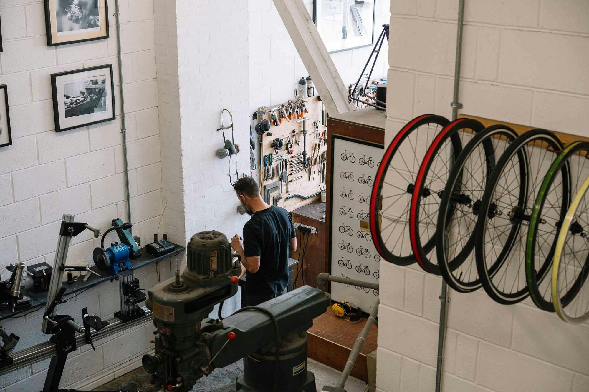 Matthew Sowter in the Saffron workshop