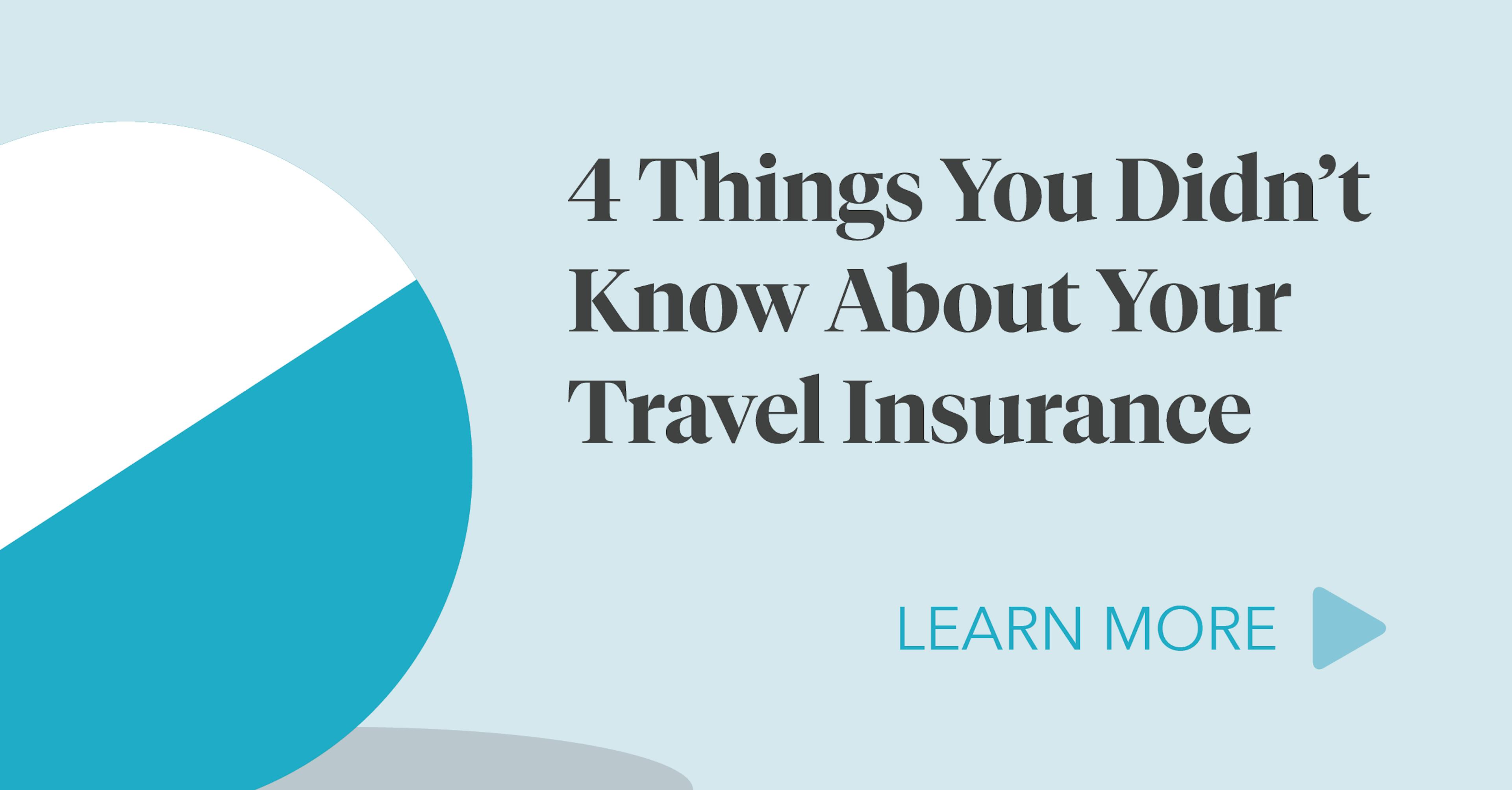 4 Things You Didn't Know About Travel Insurance Sagium