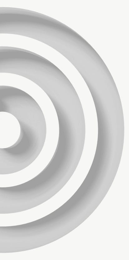 An inset grey strip for a ball to roll in, on a tall white background.