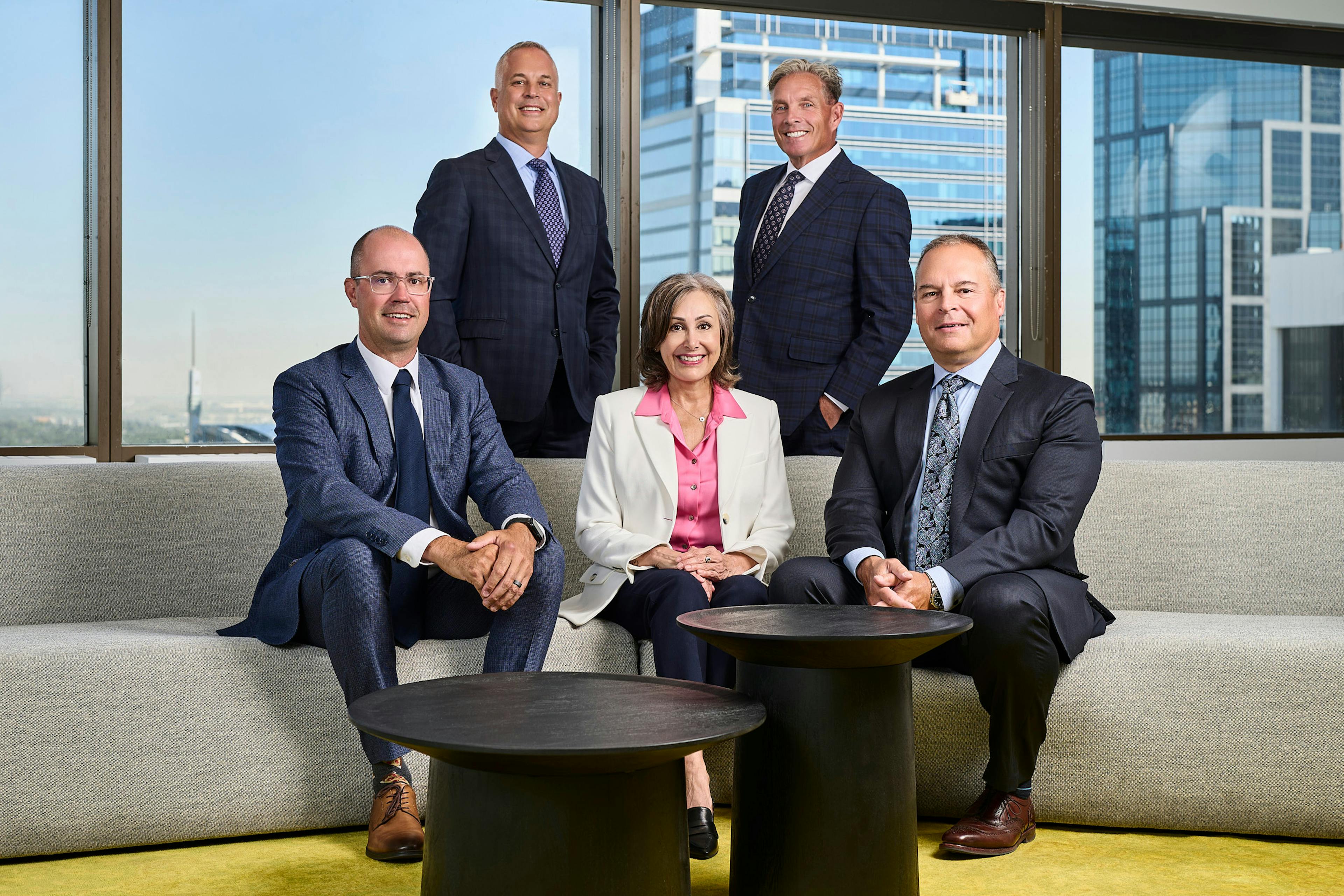 Mike Grovue, John Guderyan, Kris Collacott, Lorena Prakash and Rick Green
