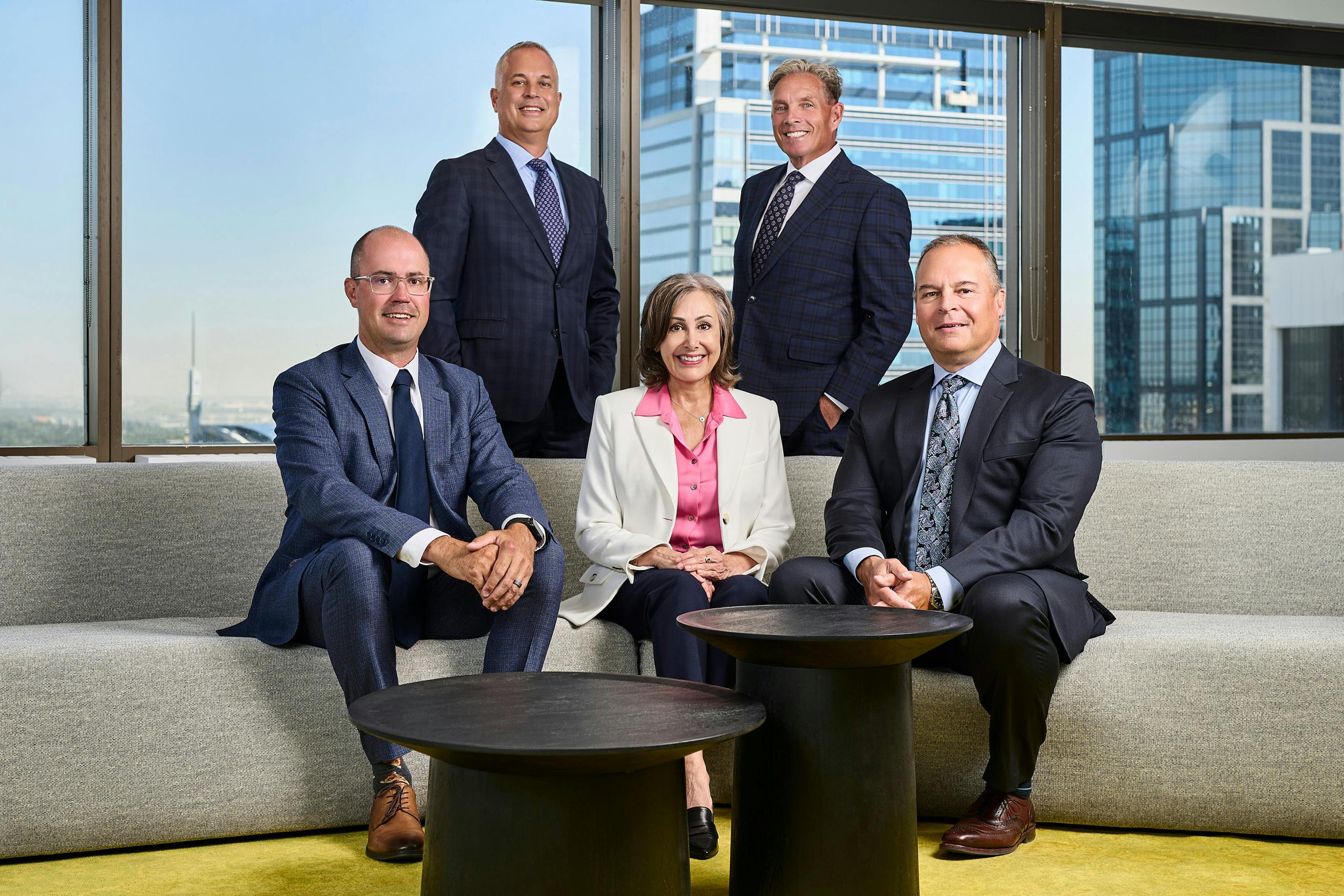 Mike Grovue, John Guderyan, Kris Collacott, Lorena Prakash and Rick Green