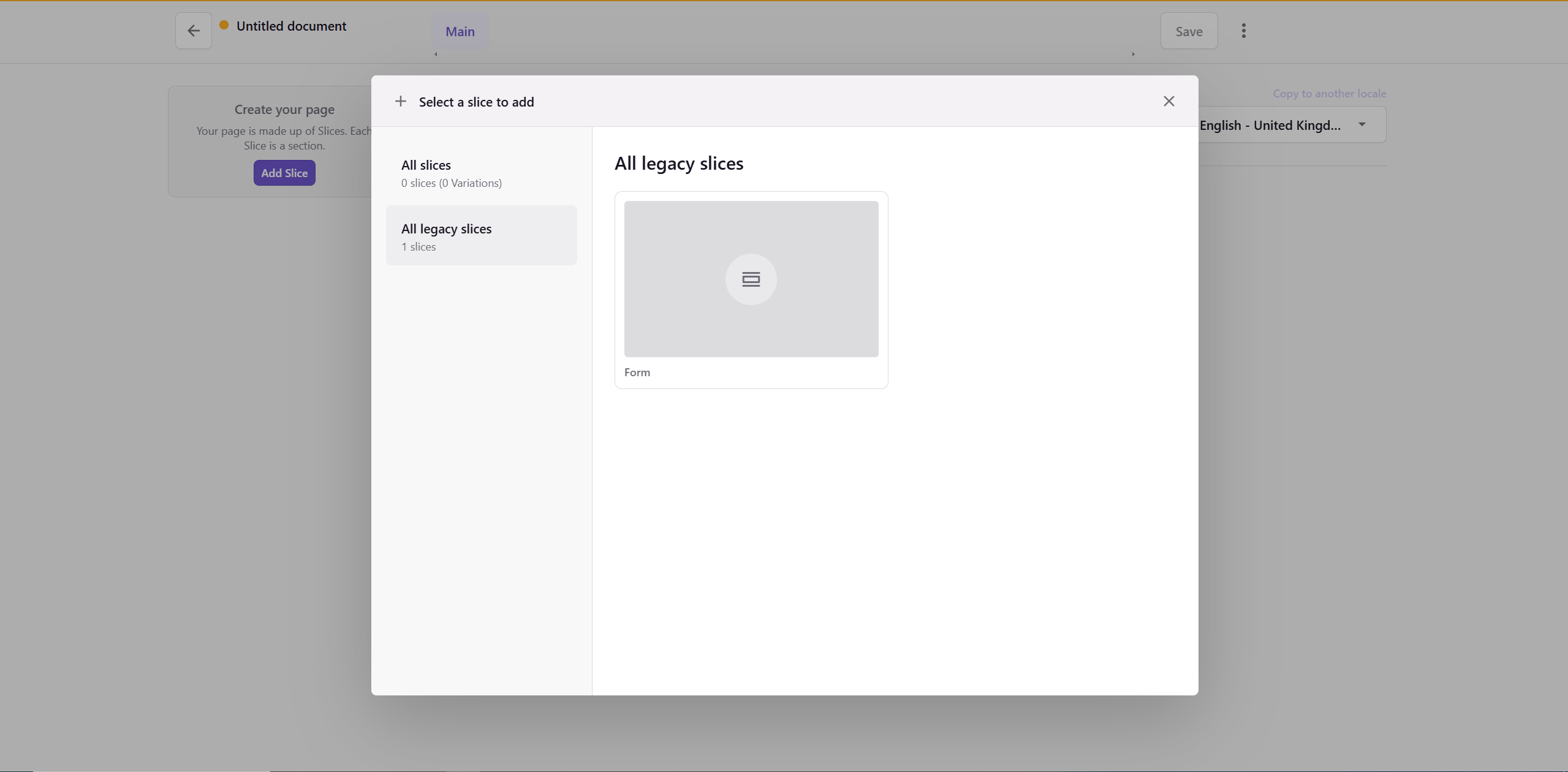 Create slice prismic