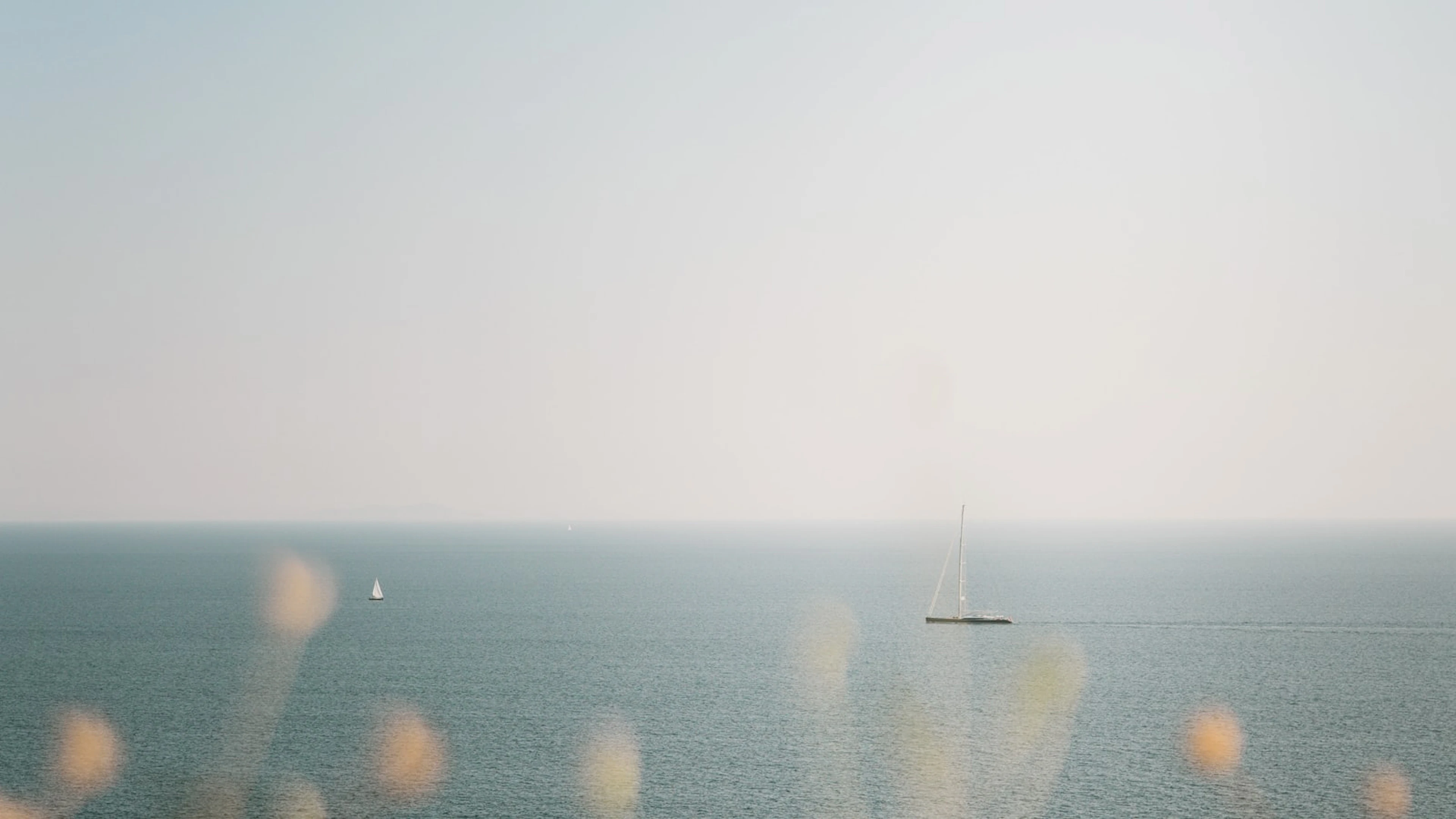 Schooner under sail near Hvar, Croatia