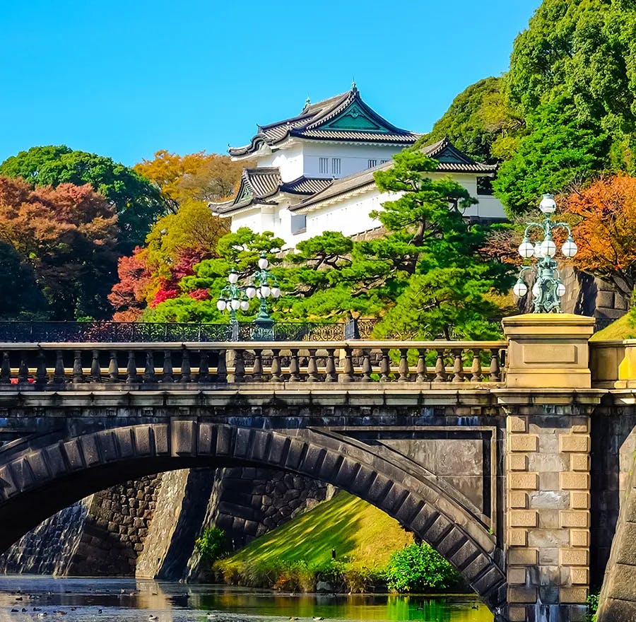 Tokyo's Imperial Palace, where Edo Castle once stood