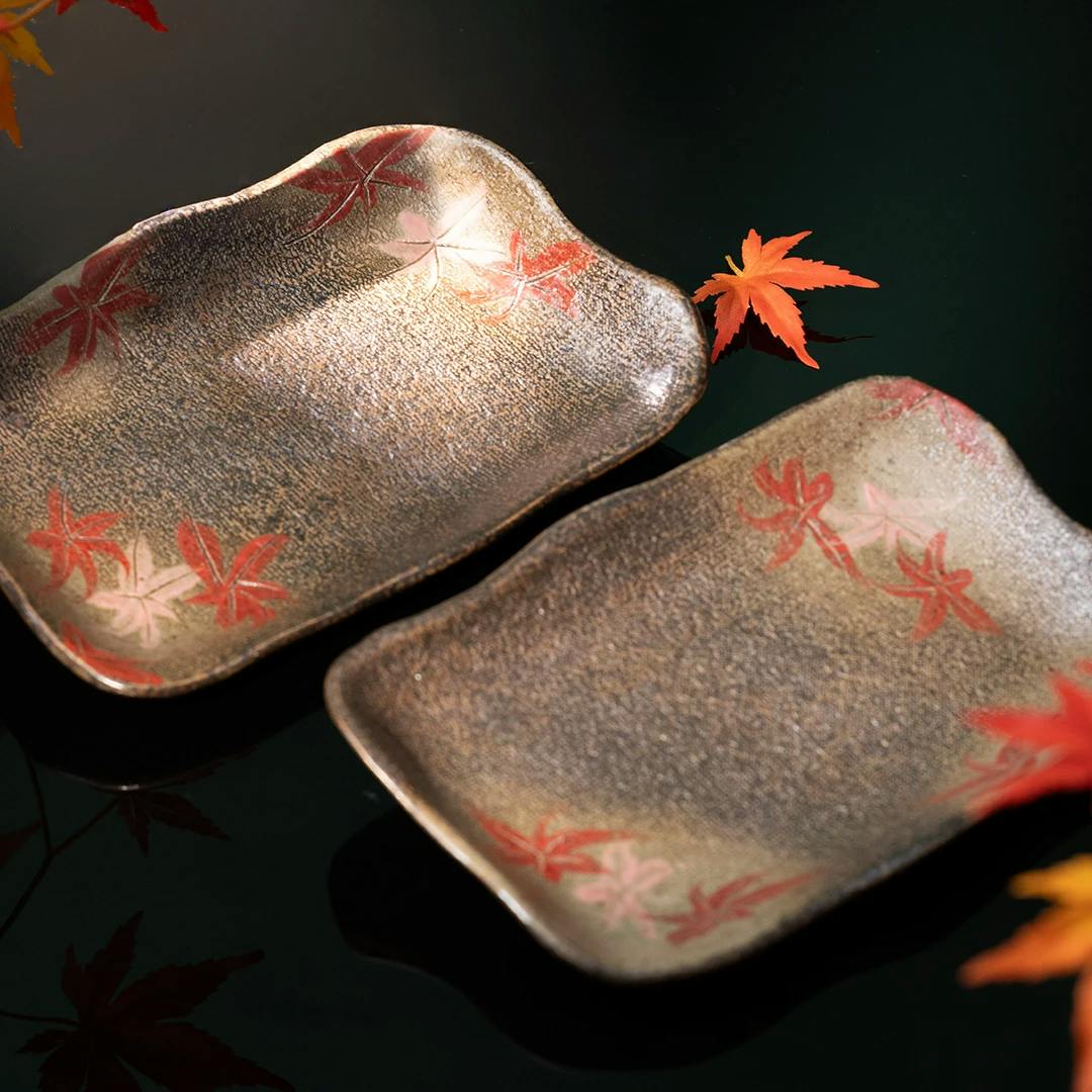 Momiji Plate Pair