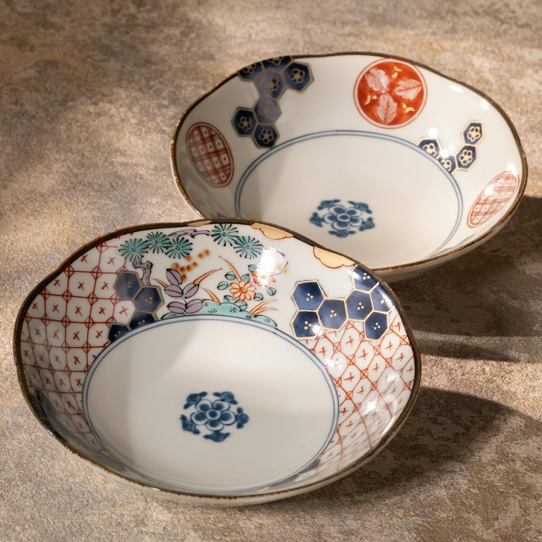 Imari Ware Plate Pair