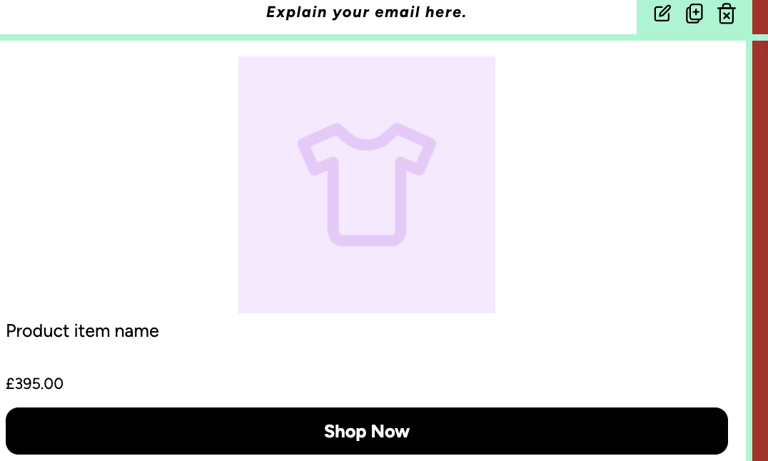 The manual products content unit