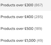 Interests tag within the segments criteria section