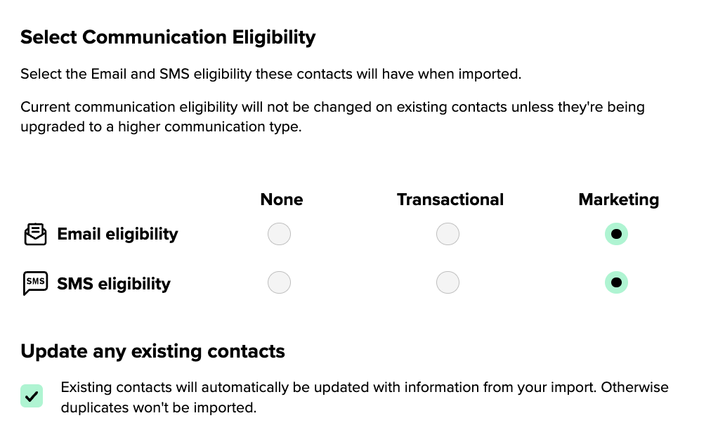 importing lists into the Salesfire dashboard