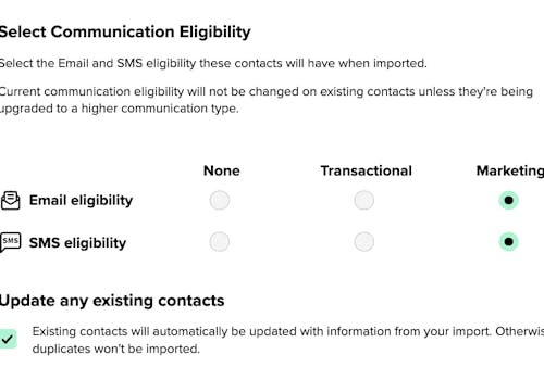 importing lists into the Salesfire dashboard