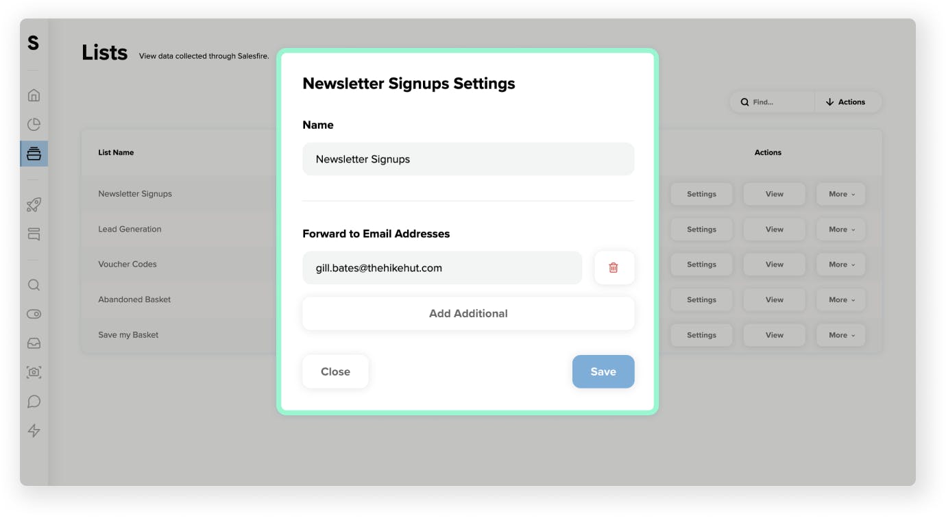 How to email forward your Form Submissions.