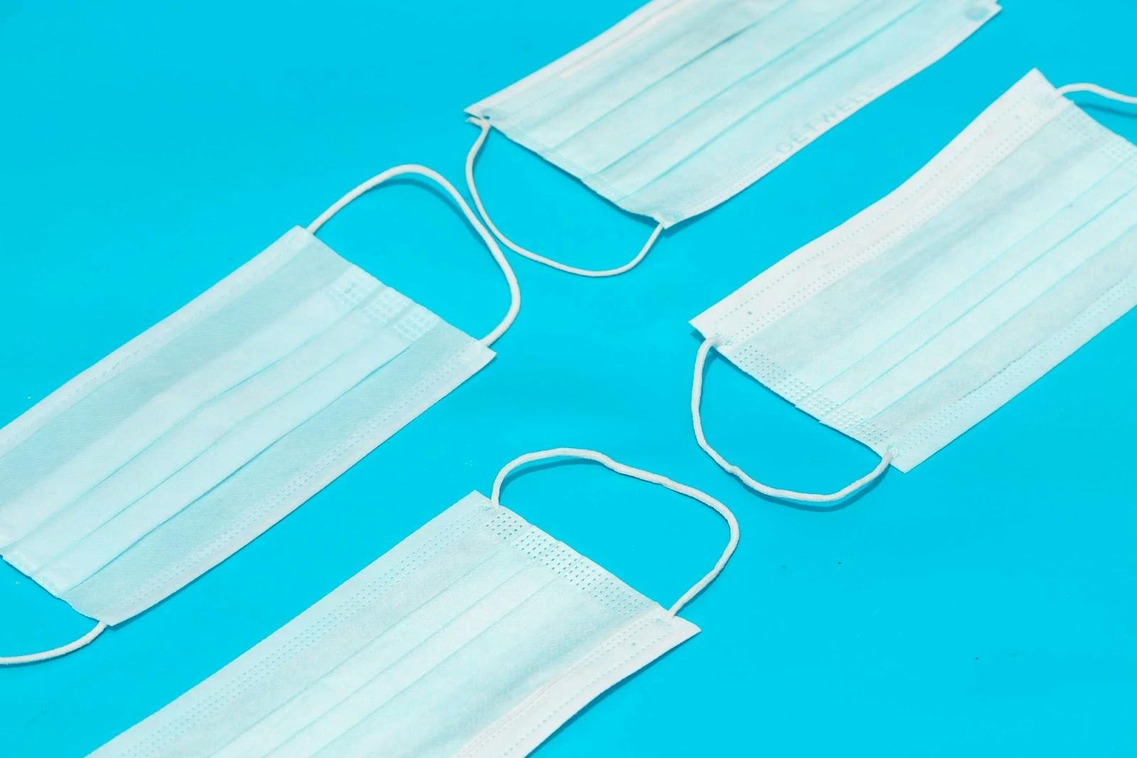 A photo of some covid face masks