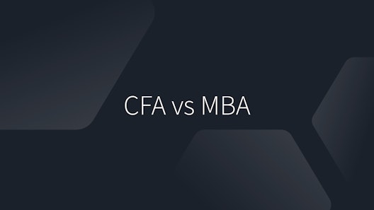CFA vs MBA