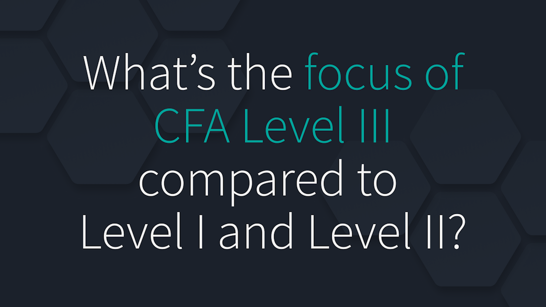 What's the Focus of the CFA Level 3 Exam Compared to Levels 1 and 2?