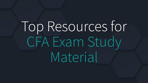 Top Resources for CFA Exam Study Material