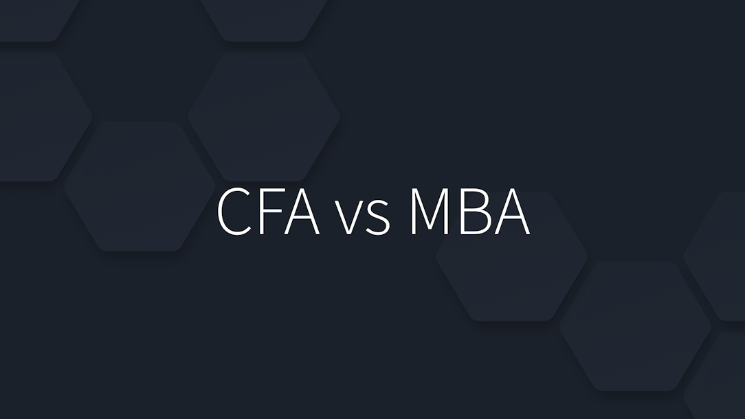 CFA versus MBA