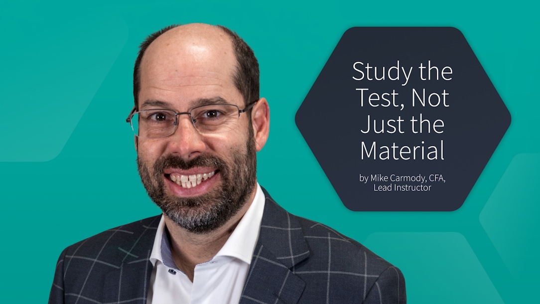 Study the Test, Not Just the Material