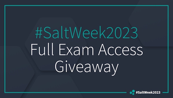 Salt Week 2023 CFA Exam Prep Giveaway