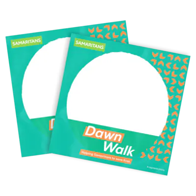 Dawn Walk back dedication.