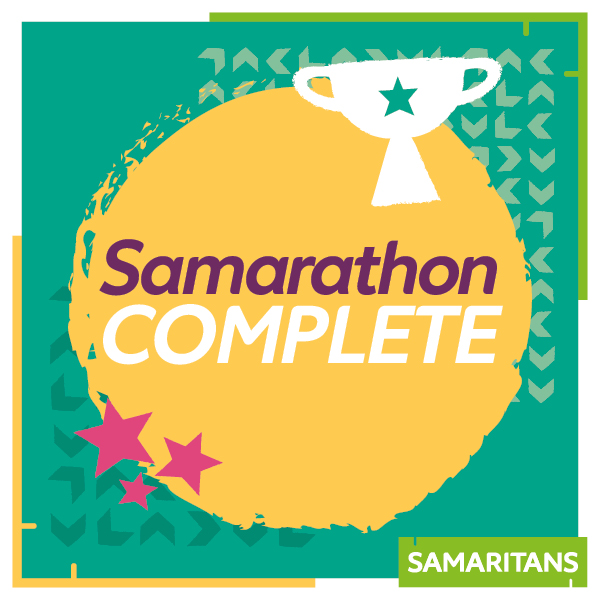 Samarathon complete milestone badge