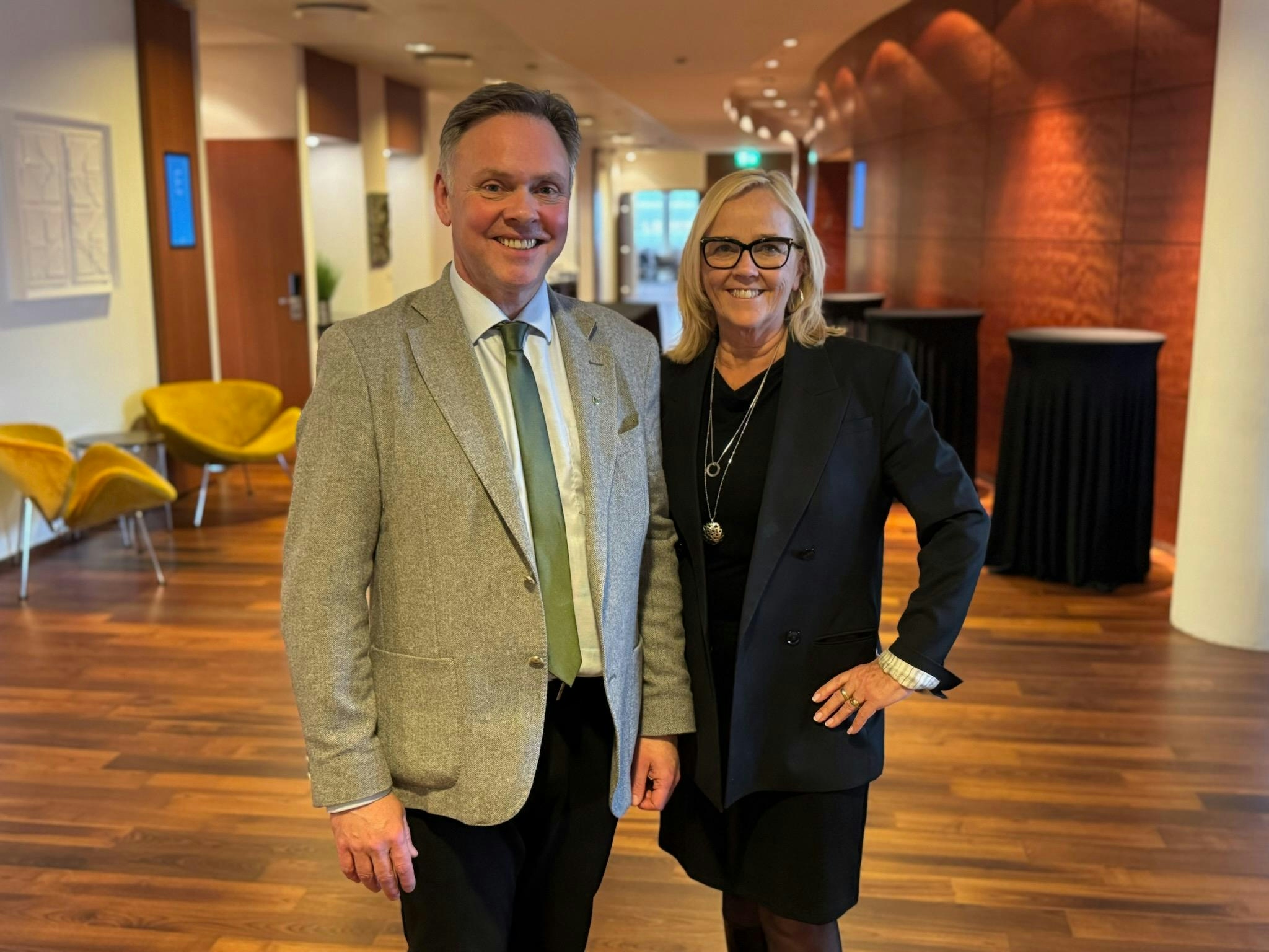 Jón Björn Hákonarson, nýr formaður Sambandsins og Margrét Sanders, nýr varaformaður.