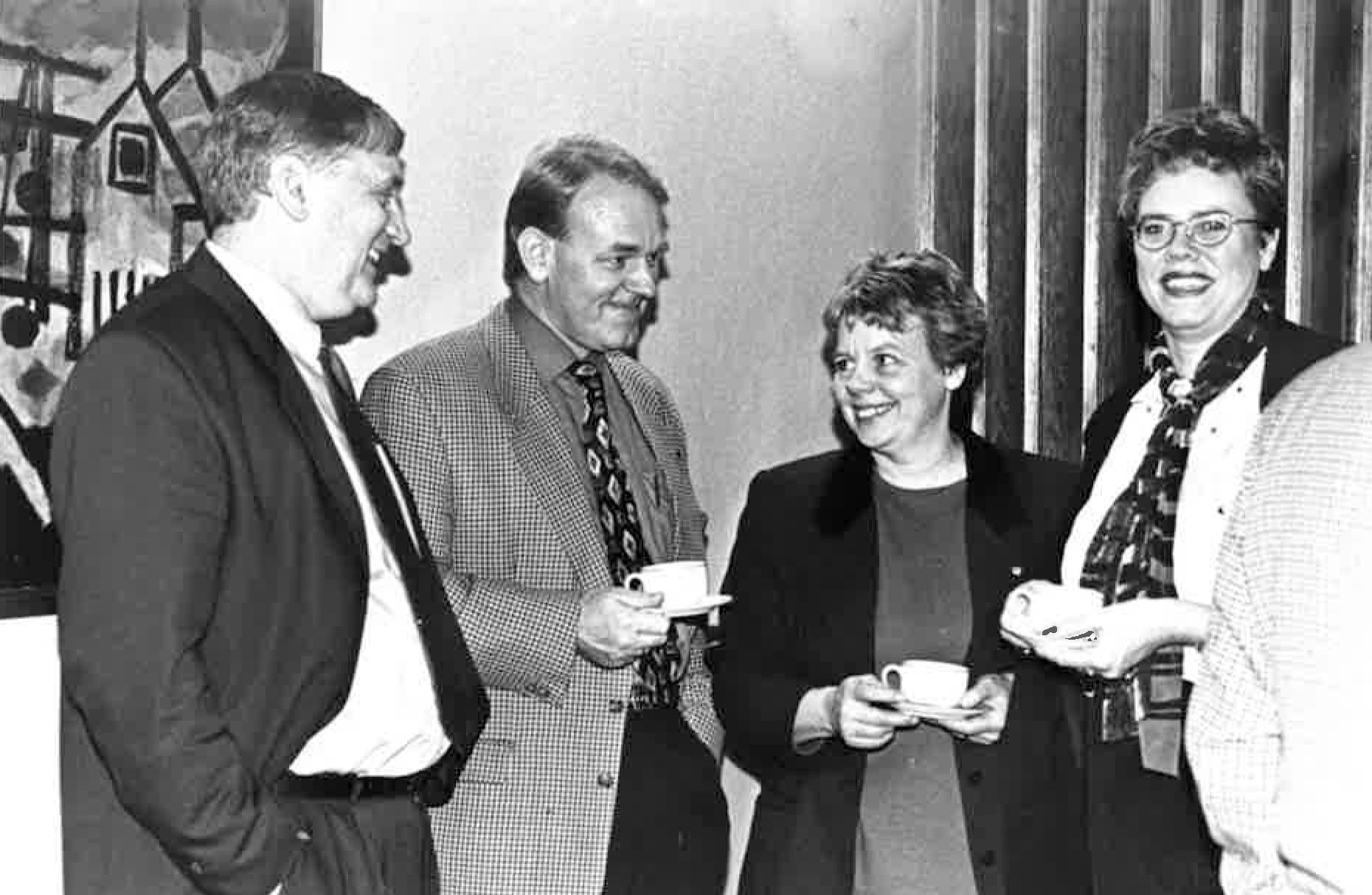 Valgarður Hilmarsson, Ingimundur Sigurpálsson, Sigríður Stefánsdóttir og Drífa Hjartardóttir hafa öll setið í stjórn Sambandsins. 